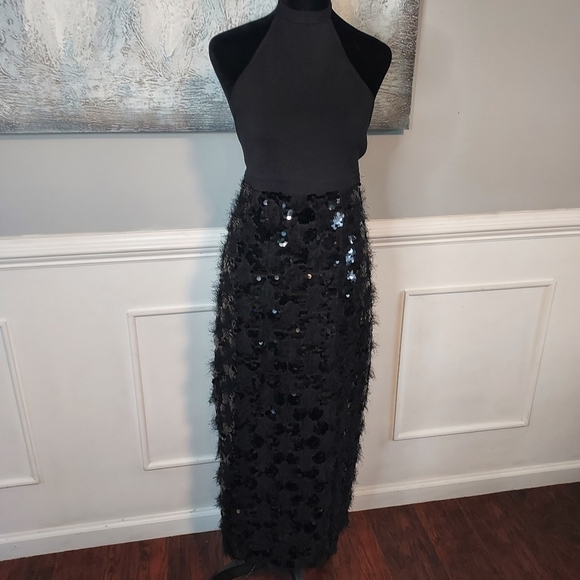 Zara Limited Edition Sequin knit halter dress - Picture 7 of 12